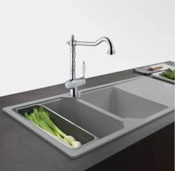 Franke Particolare Old England klasična kuhinjska pipa krom 115.0060.360