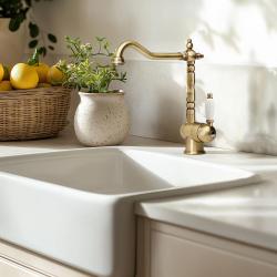 Franke Particolare Old England klasična kuhinjska pipa bron 115.0028.205