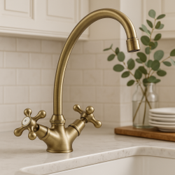 Nostalgische kuhinjska pipa V1900 Bronasta