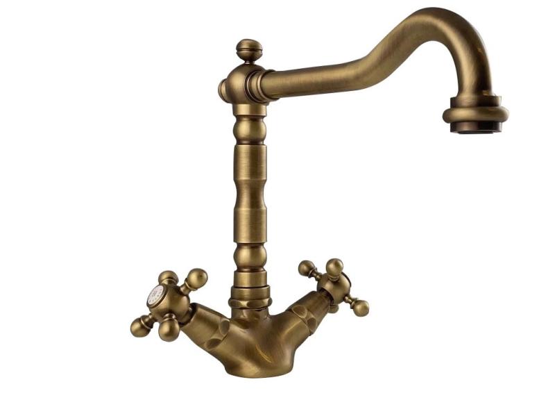 PB Nostalgische kuhinjska pipa V1910 Bronasta