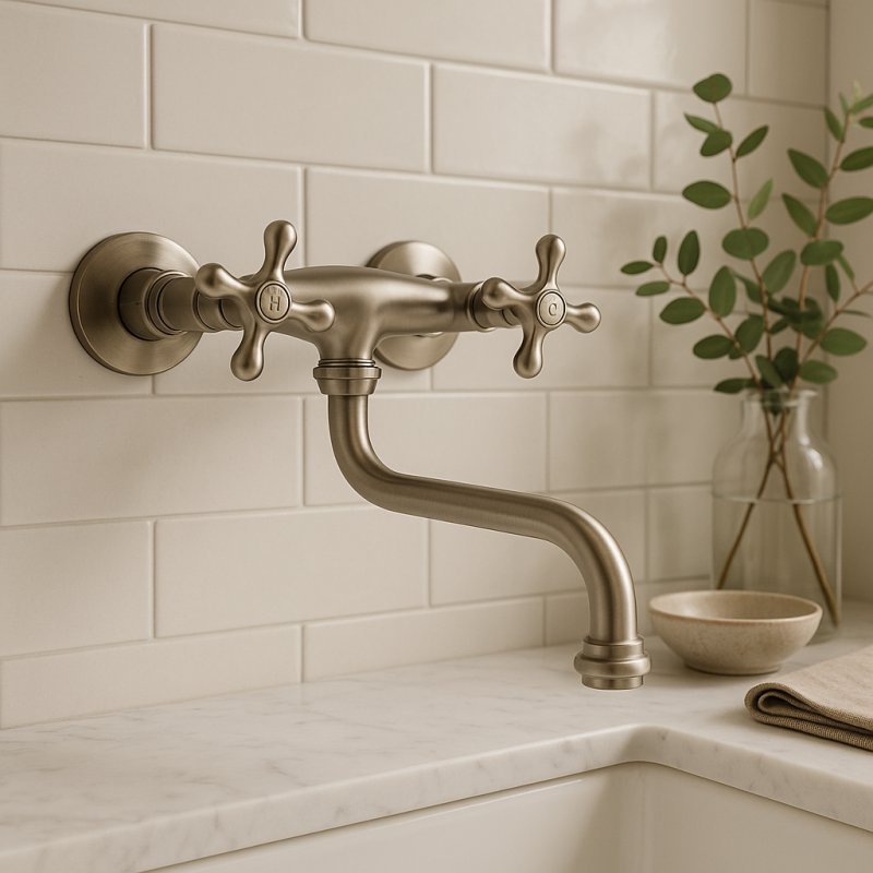 PB Nostalgijska kuhinjska pipa Classic C stenska pipa nerjavno jeklo 10.2722