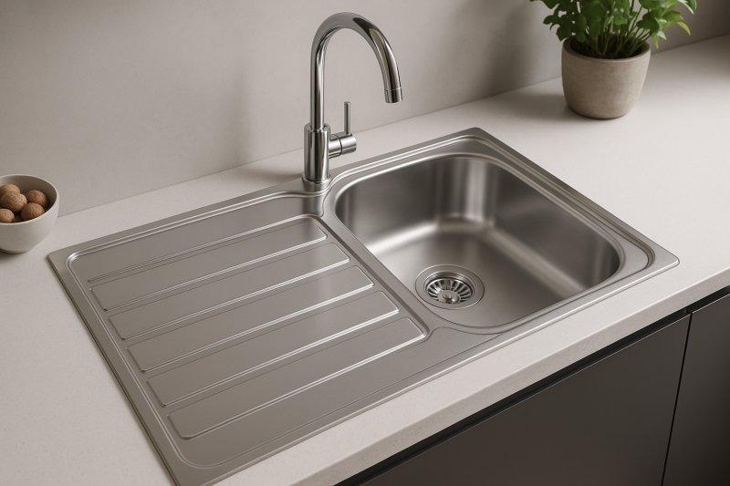 Franke Spark SKX 611 inox pomivalno korito z odcejalnikom 86x50cm 101.0315.545