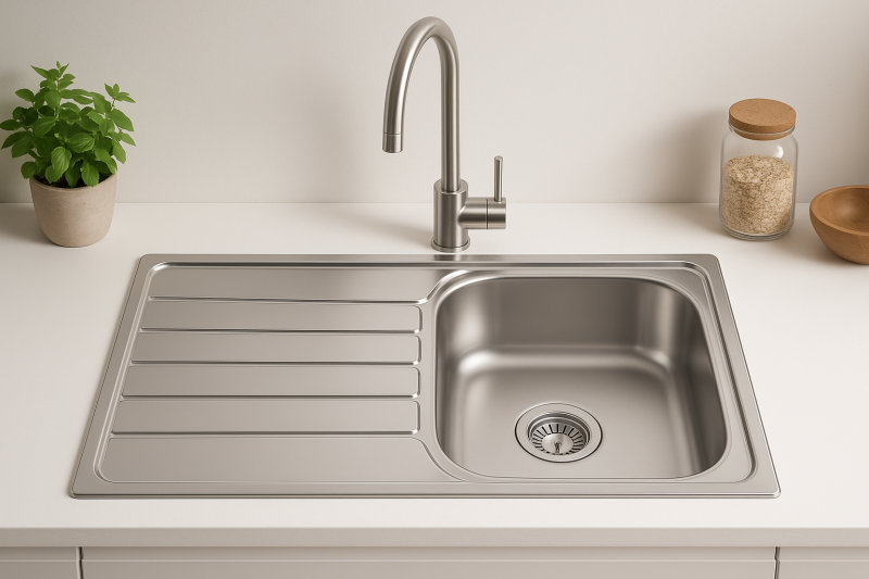 Franke Spark SKX 611 inox pomivalno korito z odcejalnikom 86x50cm 101.0315.545