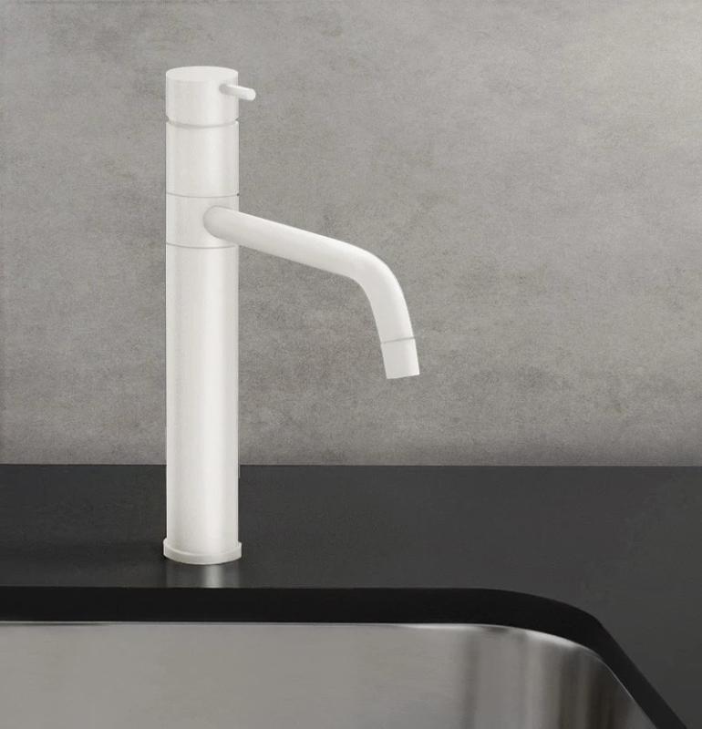 Waterevolution Flow kuhinjska pipa mat bela T150BR