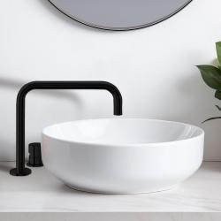 Waterevolution Flow 2-luknjasta umivalniška pipa mat črna T112HPR