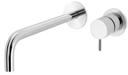 Waterevolution Flow vgradna pipa za umivalnik, krom, izliv 21 cm T116B01-21