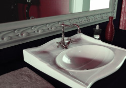 PB klasična umivalniška pipa z zvezdastimi ročaji, izliv 18,5 cm Krom 1208854932