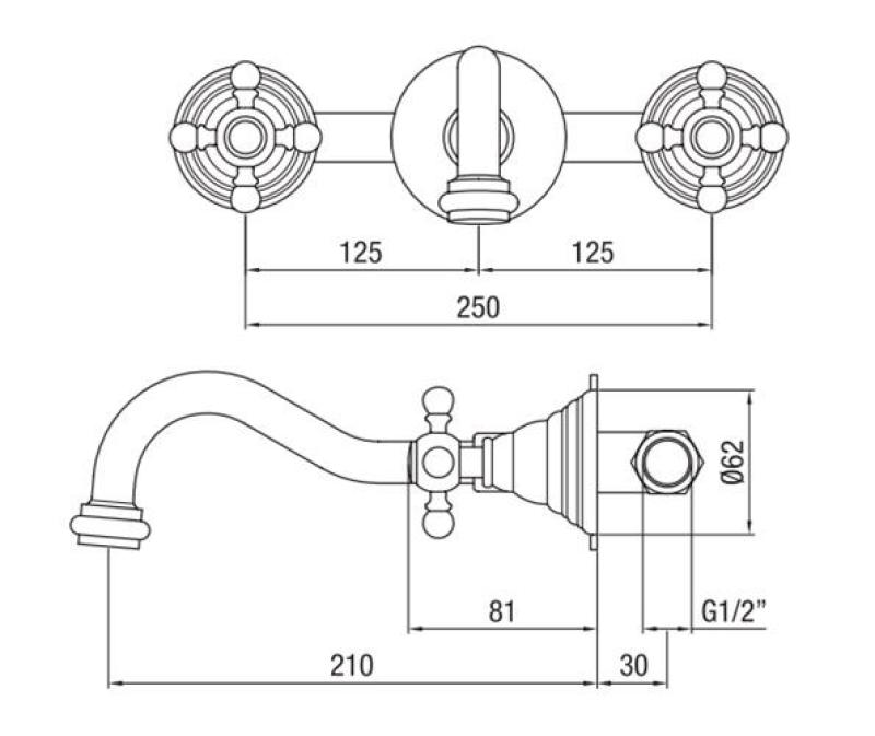 PB klassieke inbouw muurkraan met sterknoppen 20 cm uitloop Chroom 1208855072

PB klasična vgradna stenska pipa z zvezdnimi ročaji 20 cm izliv Krom 1208855072