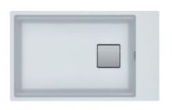 Franke Kubus KNG 110.62 pomivalno korito 72x42 bela granit podvgradnja s pultom za pipo 125.0512.517