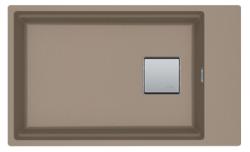 Franke Kubus KNG 110.62 pomivalno korito 72x42 taupe granit vgradno z okrasnim robom in odprtino za pipo 125.0512.516