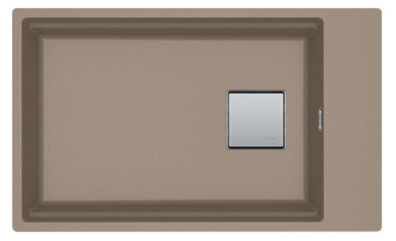 Franke Kubus KNG 110.62 pomivalno korito 72x42 taupe granit vgradno z okrasnim robom in odprtino za pipo 125.0512.516