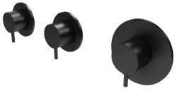 Waterevolution Flow vgradni pršni termostat z 2 zapornima ventiloma mat črna 1208916222