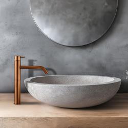 Waterevolution Flow umivalnikova pipa za umivalnike PVD brušeni baker T115CPE