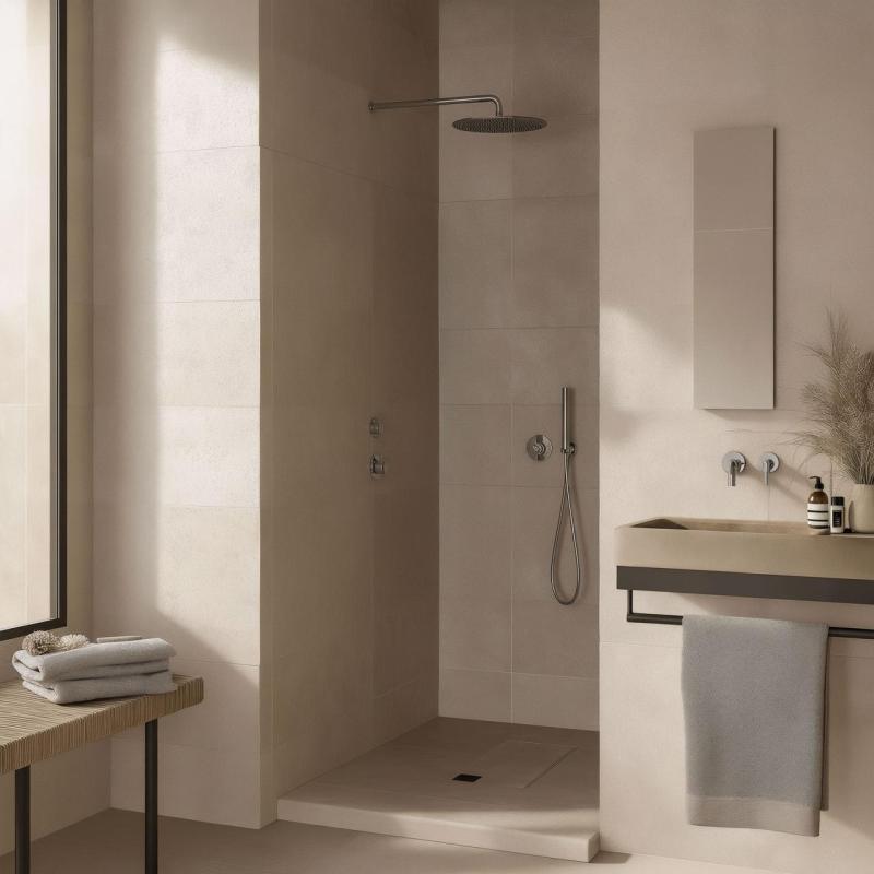 Waterevolution Flow vgradni termostat za tuš s 1 preklopnim ventilom, krom 1208920984