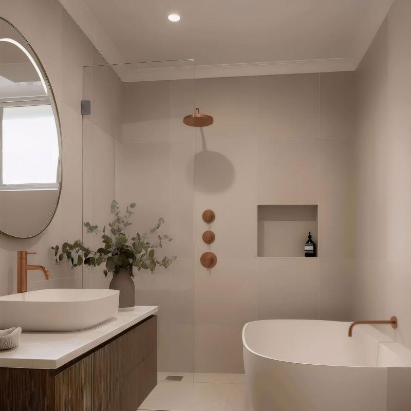 Waterevolution Flow inbouw douchethermostaat met 2 stopkranen PVD geborsteld koper

Prevod v slovenščino:
Vgradni tuš termostat Waterevolution Flow z 2 zapornimi ventili PVD brušen baker