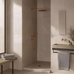 Waterevolution Flow vgradni termostat za tuš s 1 preklopnim ventilom iz bakra