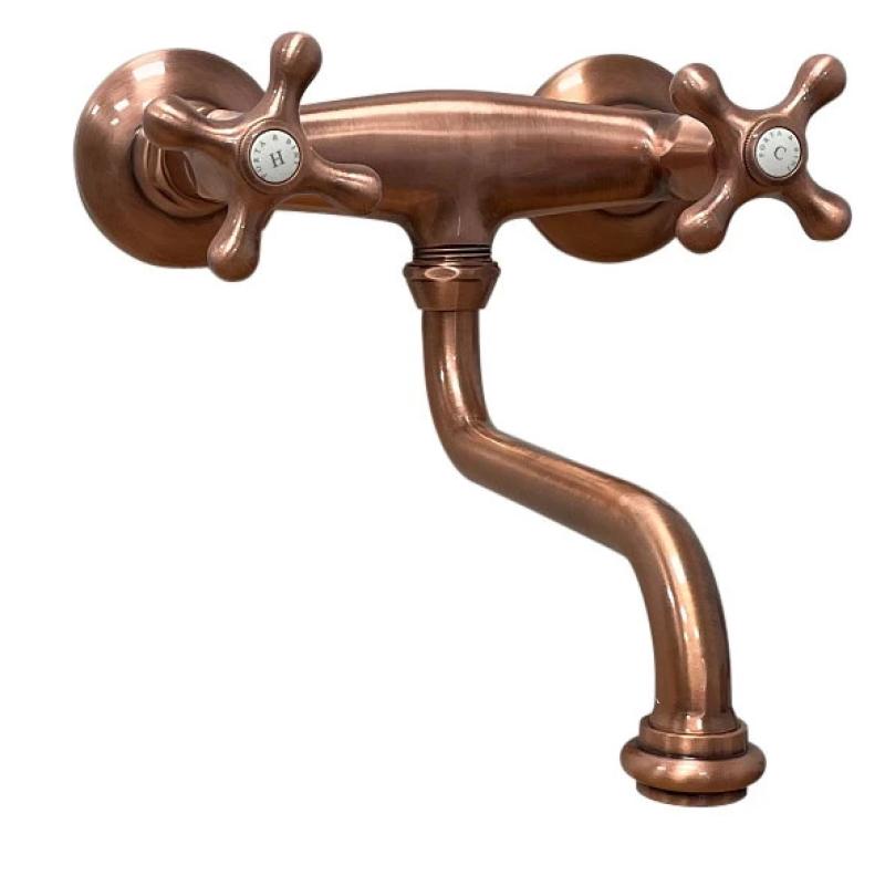 Nostalgische kuhinjska pipa Klasična stenska pipa baker 1208953531