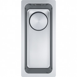 Franke Mythos MYX 110.16 nerjavno jeklo majhen umivalnik 16x40 cm podvgradnja 122.0638.196