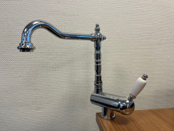 PB Vintage Nostalgische kuhinjska pipa zložljiva kromirana pipa za okno 1208953755