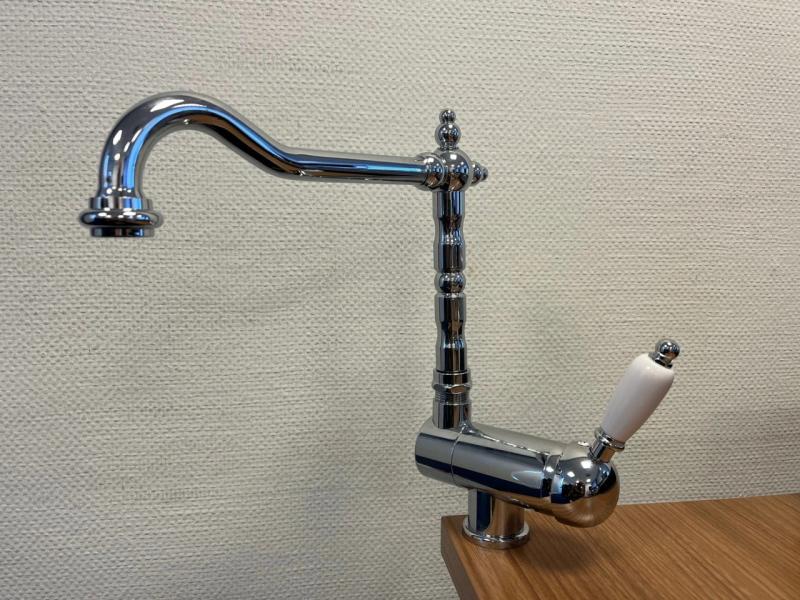 PB Vintage Nostalgische kuhinjska pipa zložljiva kromirana pipa za okno 1208953755