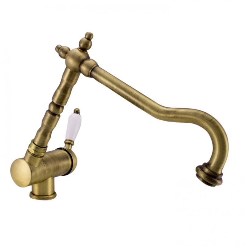 PB Vintage Nostalgische kuhinjska pipa, zložljiva okenska pipa, bronasta 1208953756