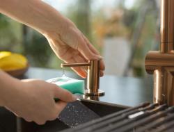 Franke Atlas vgrajeni dozirnik za milo v bakru pvd copper 112.0717.104