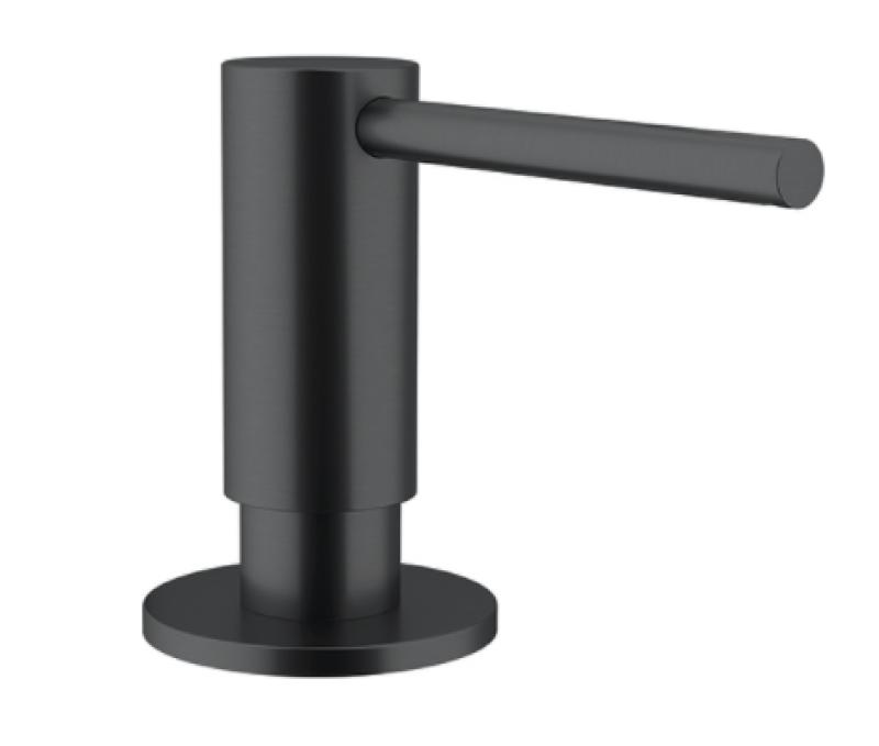 Franke Atlas brušeno črna vgradni dozirnik mila 112.0717.102