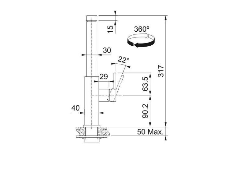Franke geborsteld zwart Keukenkraan Mythos met draaibare uitloop 115.0550.441

Franke krtačena črna Kuhinjska pipa Mythos z vrtljivim izlivom 115.0550.441