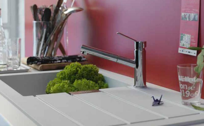 Franke Sirius 2 S2D 651 črna plastika 1,5 en in pol umivalnik z odcejevalnikom nadgradnja 100x50 143.0634.554