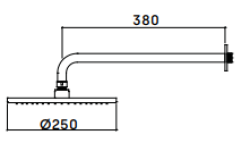 Waterevolution Flow hoofddouche 250mm met muuraansluiting Geborsteld Messing T164125LE vertalen naar het Sloveens:

Waterevolution Flow glava tuša 250mm z zidno povezavo Brušena Medenina T164