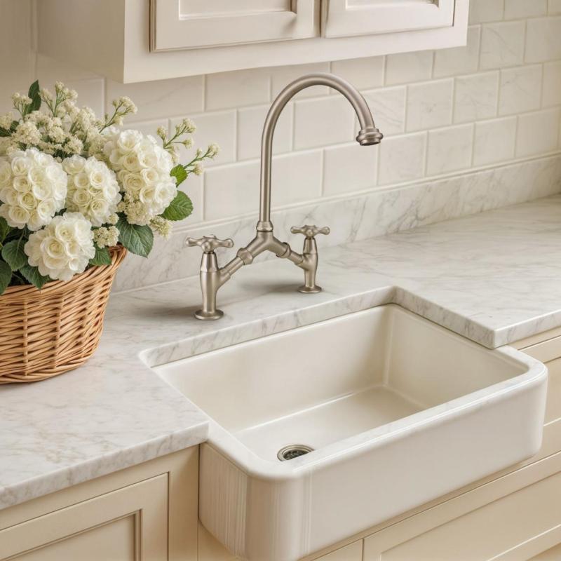 PB classic Nostalgische klassieke keukenkraan RVS met variabele hart afstand 2 gats 18-25cm 1208954353

PB classic Nostalgijska klasična kuhinjska pipa iz nerjavečega jekla z nastavljivo medo