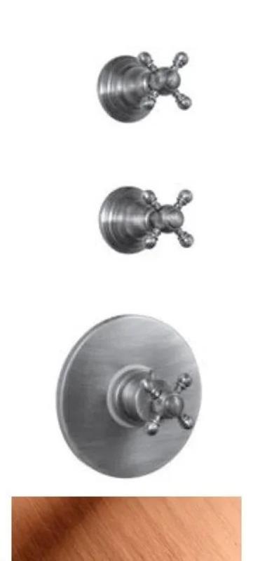 PB Classic nostalgična vgradna pršna termostatska pipa z 2 zapornima ventiloma Baker