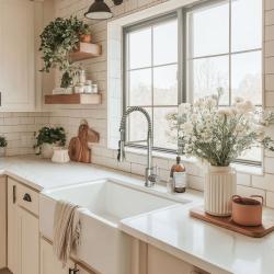 Quadri Derby kuhinjska mešalna pipa z gibljivim izlivom in prho z dvema vrstama curka, krom 1208955915