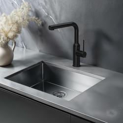 Quadri Stamford kuhinjska armatura z izvlečno prho mat črna 1208956082