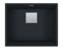 Franke Kubus KNG 110.52 mat črno pomivalno korito 52x42 granit vgradno 125.0627.319