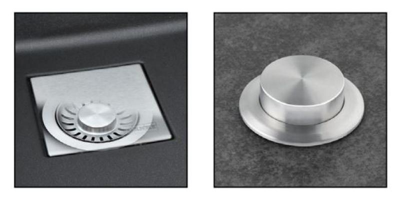 Franke Kubus KNG 110.52 mat črno pomivalno korito 52x42 s črnim odtočnim pokrovom podgradnja 125.0685.161