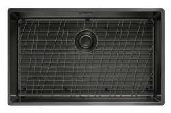 Franke Mythos Masterpiece BXM 210.68 velika pomivalna korita gun metal PVD antracit 685x410mm za plosko vgradnjo in podvgradnjo 127.0674.440