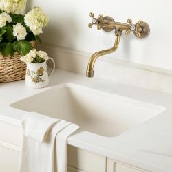 AquaTrimo Vivaldi klasična kuhinjska stenska pipa bron 21VV7068BN