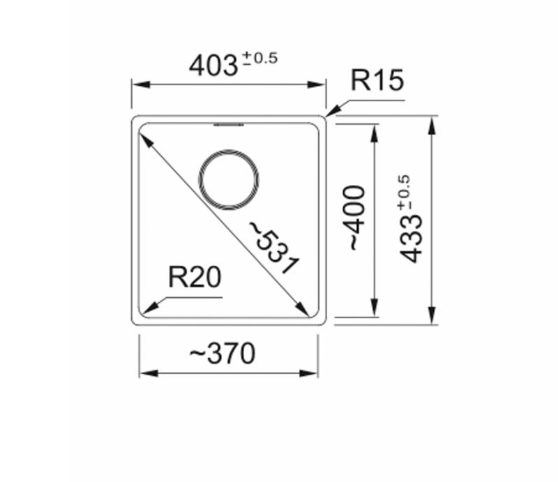 Franke Maris MRG 210-37 Fragranite polar white vgradnja ravne umivalne korita