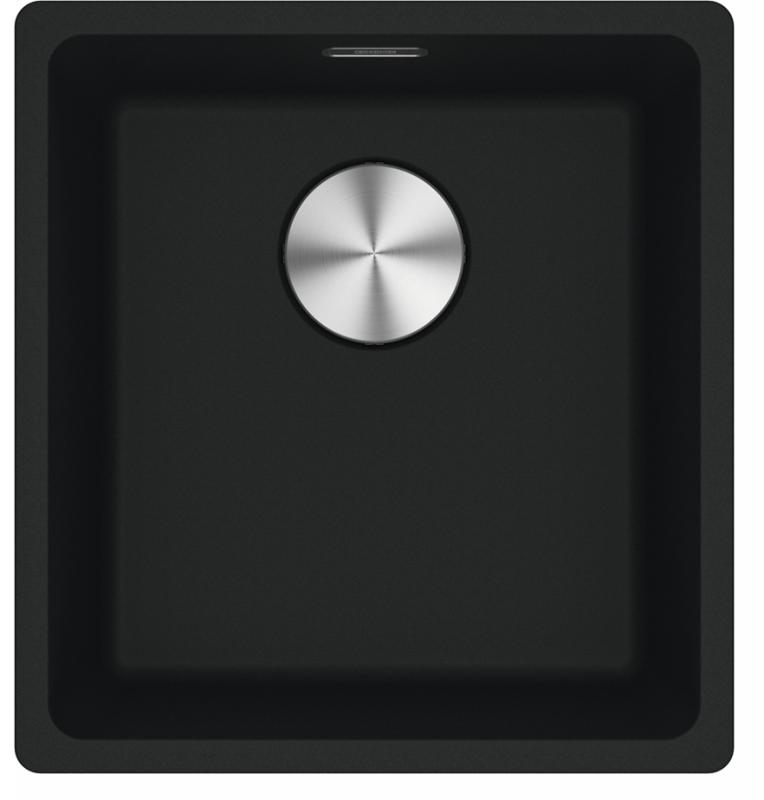 Franke Maris MRG 210-37 Fragranite mat črna kuhinjska pomivalna korita za vgradnjo na ravno površino