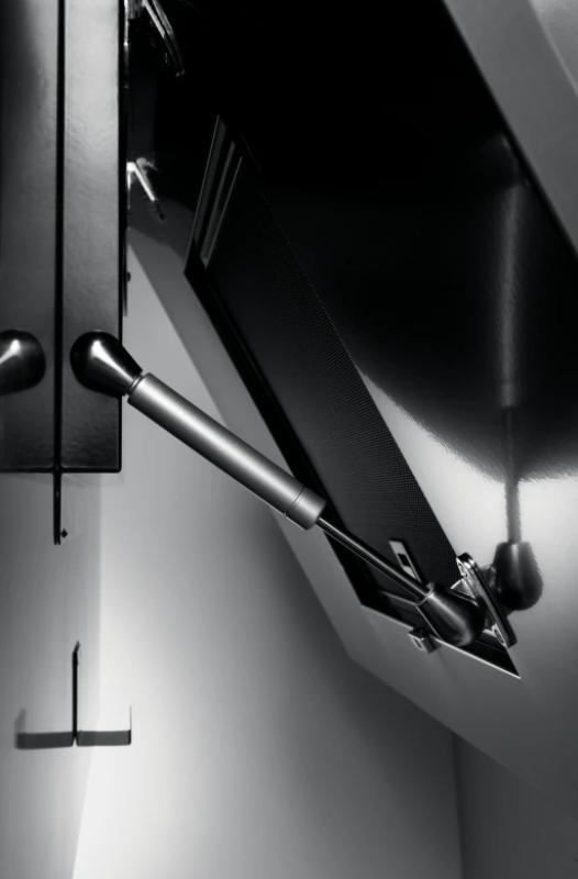 Franke Smart vertikalna črna steklena napa 90 cm 110.0377.734