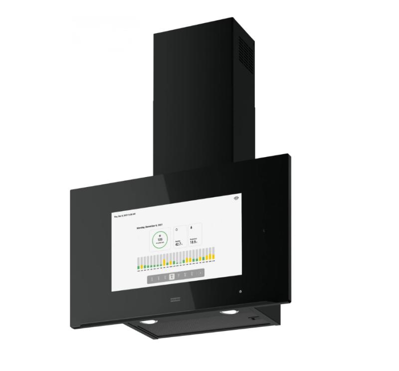 Franke AQ Sense stenska napa črne barve 80 cm 330.0657.269