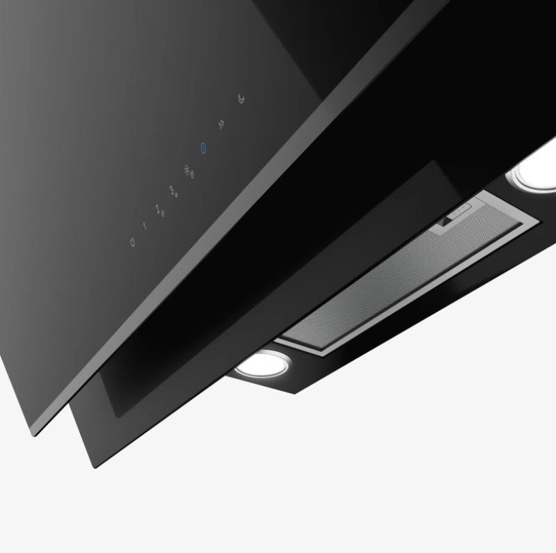 Franke Mythos Air Hub V viseča črna kuhinjska napa 90 cm 330.0679.324