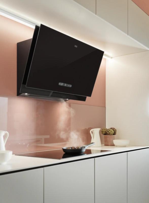 Franke Maris 2.0 Pro vertikalna črna steklena napa 90 cm 330.0682.357