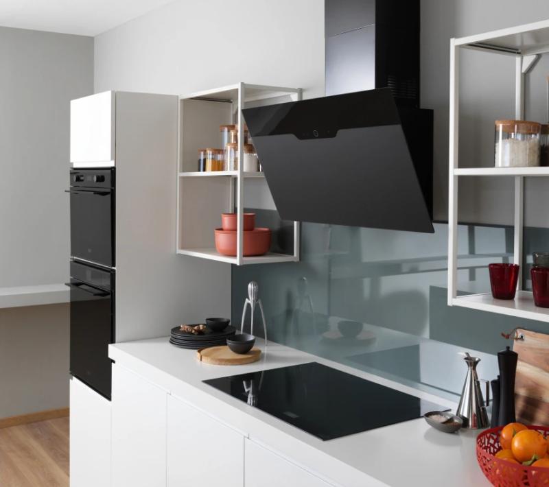 Franke Maris Drip Free stenska mat črna napa 90 cm 330.0657.418