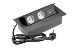 Pravokotna vgradna vtičnica 1208958688