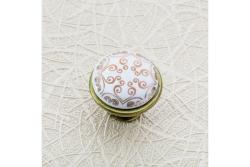 Porcelanski gumb 728-J4 antikni baker C-Orient Zlato 1208959152