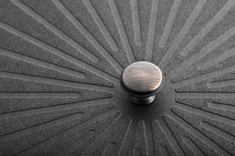 Zamak gumb CENTO antična baker 1208959258