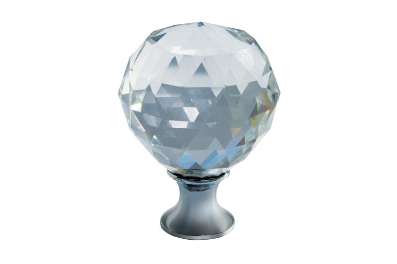 Gumb Zamak Crystal Palace A 30mm krom + CRYSTAL 1208959265