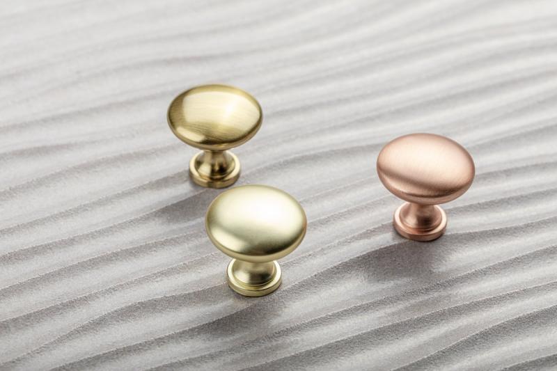 TERNI zamak gumb, medenina 1208959329